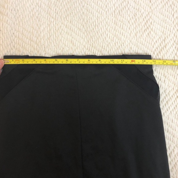 NWT Nasty Gal black mesh cut out pencil skirt (M) - Picture 3 of 5
